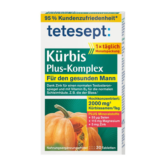 tetesept Kürbis Plus Komplex 30 Tabletten