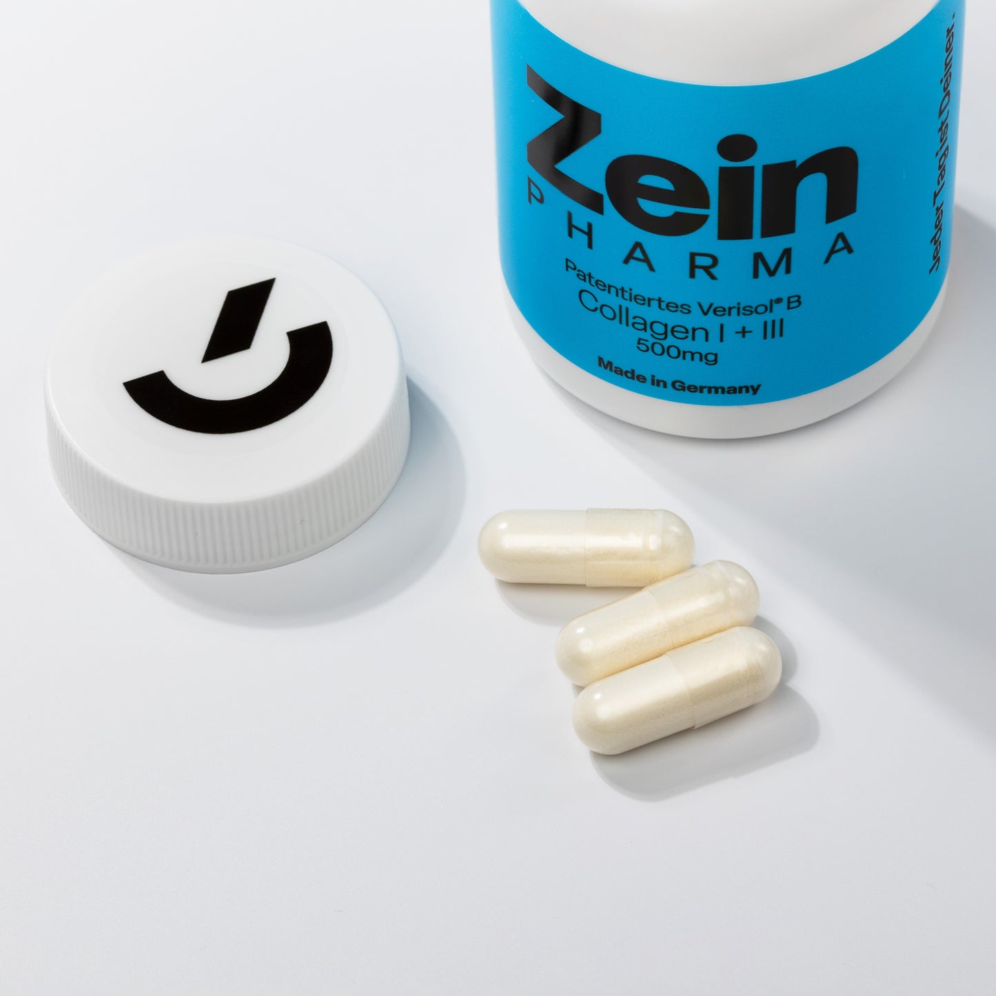 Zeinpharma 膠原蛋白 I + III 膠囊 500 毫克 60 粒膠囊