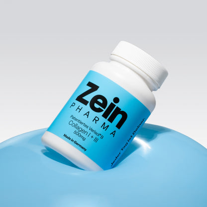 Zeinpharma 膠原蛋白 I + III 膠囊 500 毫克 60 粒膠囊