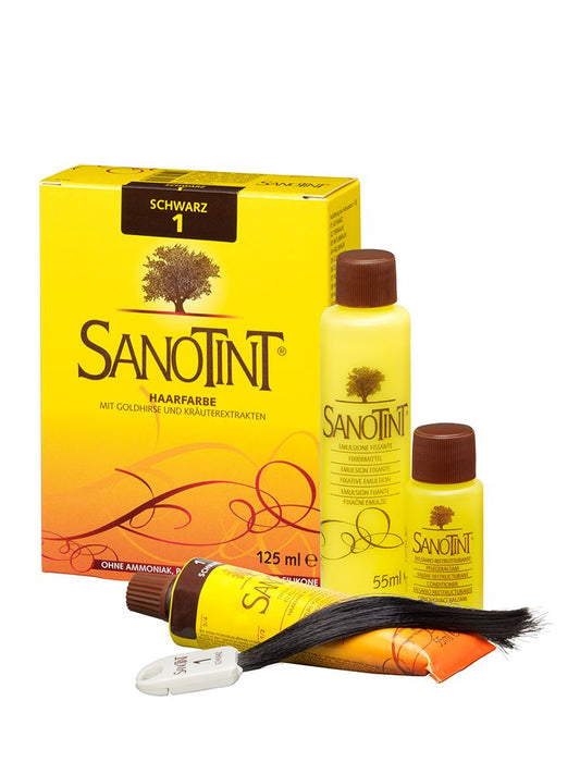 Sanotint 植物萃取染髮劑 01號 黑色 125 ml