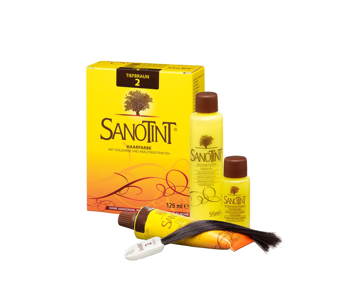 Sanotint 植物萃取染髮劑 02號 深褐色 125 ml 