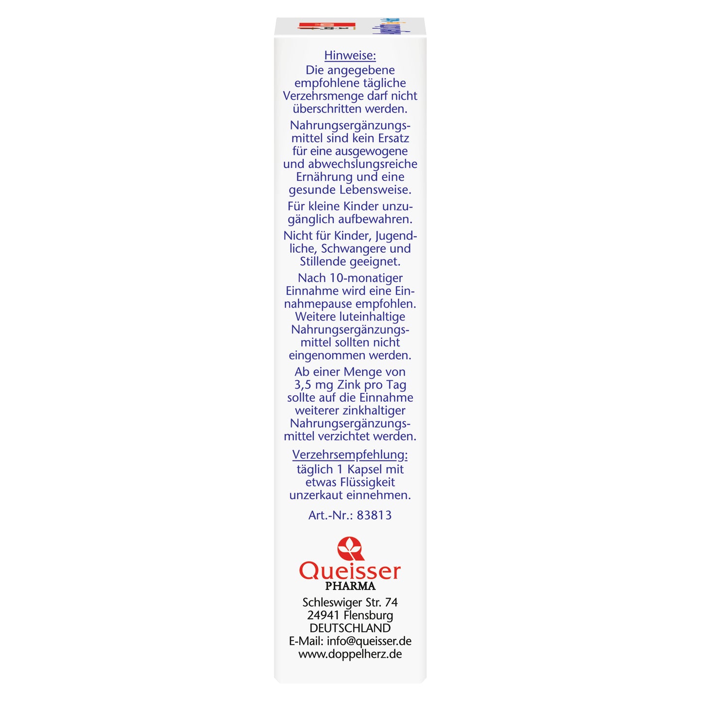 Doppelherz 日夜護眼膠囊 30 粒 Doppelherz Eyes Extra Day + Night 膠囊 30 粒